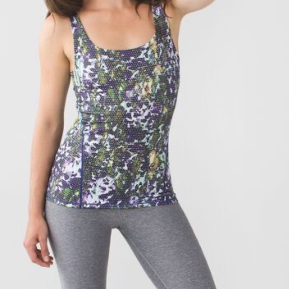 Lululemon Floral Sport amala tank top